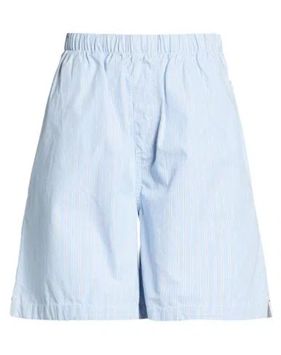 Carhartt Woman Shorts & Bermuda Shorts Sky Blue Size M Cotton