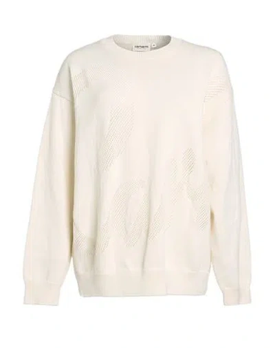 Carhartt Woman Sweater Cream Size Xs Cotton In Neutral