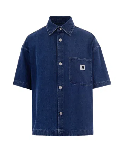 Carhartt Dark Blue Loose Solid Shirt