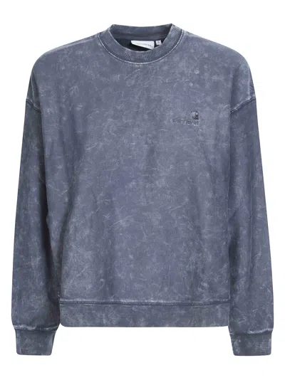 Carhartt Women's Lambert Cotton Sweatshirt In Nero