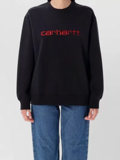 Carhartt Womens Crew Neck Cotton Blend Sweatshirt