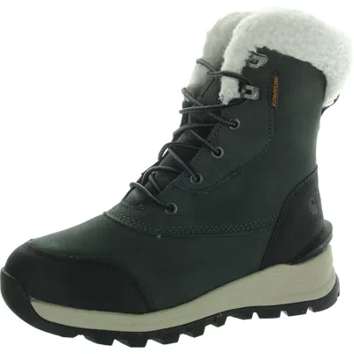Carhartt Womens Faux Fur Lined Winter & Snow Boots In Black