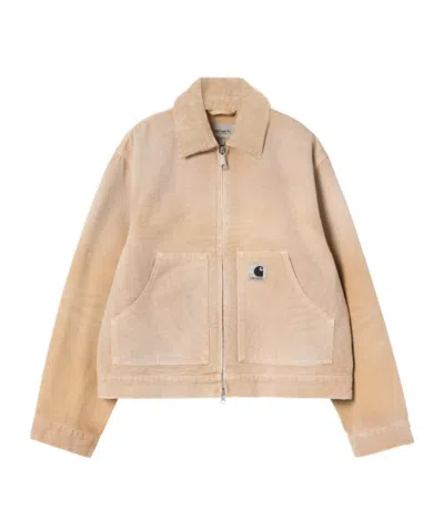 Carhartt Canvas Zip-up Jacket In Multi