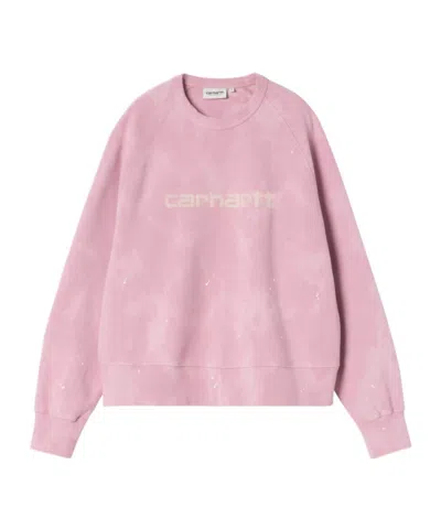 Carhartt Womens Painter Sweatshirt In Pink