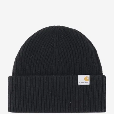 Carhartt Wool Blend Beanie In Black