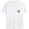 Carhartt Carhart Wip Amour Pocket T-shirt In White / Black
