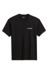 Carhartt Work In Progress Archive Lines Organic Cotton Graphic T-shirt In Black