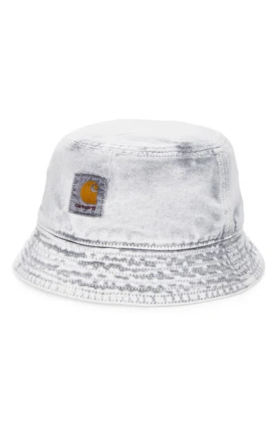 Carhartt Work In Progress Bane Organic Cotton Canvas Bucket Hat In Gray