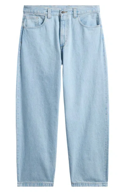 Carhartt Work In Progress Brandon Loose Straight Leg Jeans In Blue