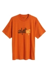 CARHARTT CARHARTT WORK IN PROGRESS BRUSH LOOSE FIT ORGANIC COTTON GRAPHIC T-SHIRT