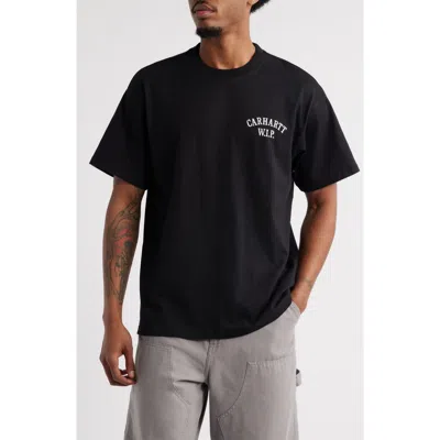 Carhartt Work In Progress Cabinetry Short Sleeve T-shirt In Black