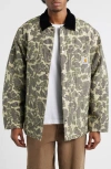 Carhartt Work In Progress Camo Tapestry Chore Coat In Gray