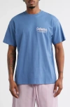 Carhartt Work In Progress Catalogue Oversize Organic Cotton Graphic T-shirt In Blue