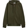 Carhartt Work In Progress Chase Cotton Blend Zip-up Hoodie In Green