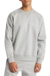 Carhartt Work In Progress Chase Crewneck Sweatshirt In Gray