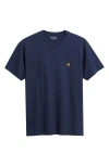 Carhartt Work In Progress Chase Crewneck T-shirt In Blue
