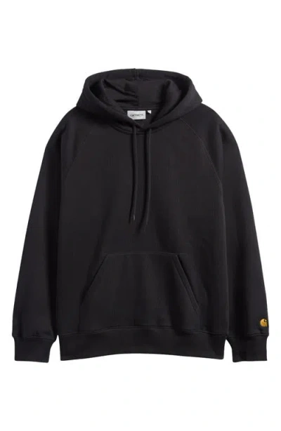 Carhartt Work In Progress Chase Fleece Hoodie In Black