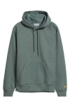 Carhartt Work In Progress Chase Fleece Hoodie In Gray