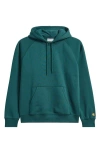 Carhartt Work In Progress Chase Fleece Hoodie In Green