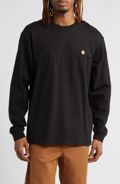 Carhartt Black Chase Long Sleeve T-shirt