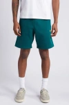 Carhartt Work In Progress Chase Sweat Shorts In Chervil/gold