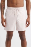 Carhartt Work In Progress Chase Swim Trunks In Neutral