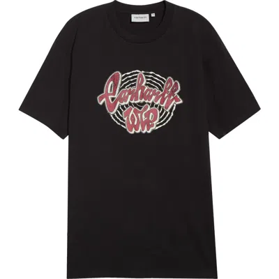 Carhartt Work In Progress Chedda Short Sleeve Graphic T-shirt In Black