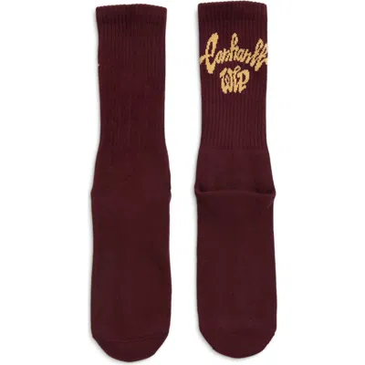 Carhartt Work In Progress Chedda Socks In Brown