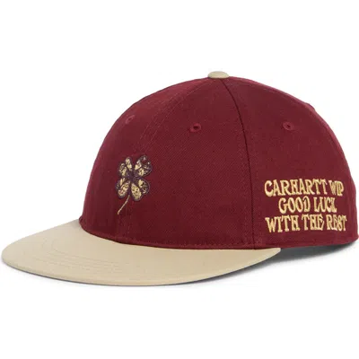 Carhartt Work In Progress Clover Baseball Cap In Multi
