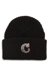Carhartt Work In Progress Cold World Beanie In Black