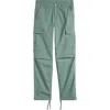 Carhartt Work In Progress Cotton Ripstop Cargo Pants In Duck Green Rinsed