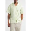 Carhartt Work In Progress Delray Cotton & Lyocell Camp Shirt In White