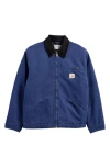 Carhartt 'og Detroit' Zip Jacket In Air Force Blue/bla