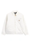 Carhartt Detroit Jacket Wax In Wax/wax Rinsed