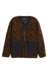 Carhartt Work In Progress Devin Fleece Liner Jacket In Brown