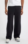 Carhartt Work In Progress Double Knee Cotton Blend Sweatpants In Gray