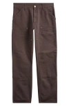 Carhartt Work In Progress Double Knee Pants In Brown
