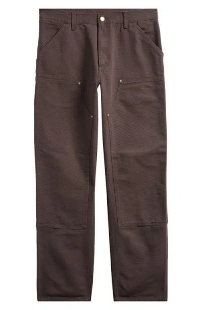 Carhartt Work In Progress Double Knee Pants In Brown