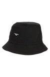 Carhartt Work In Progress Drewe Cotton Twill Bucket Hat In Black Rinsed