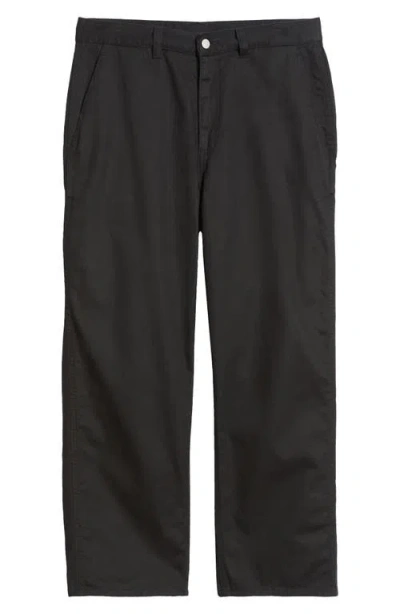 Carhartt Work In Progress Drewe Pants In Black Rinsed