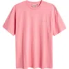 Carhartt Work In Progress Duster Script Logo Embroidered T-shirt In Charm Pink Garment