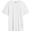 Carhartt Work In Progress Duster Script Logo Embroidered T-shirt In White Garment Dyed