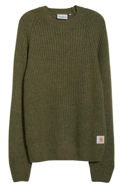 CARHARTT CARHARTT WORK IN PROGRESS FIRTH OVERSIZE RIBBED CREWNECK SWEATER