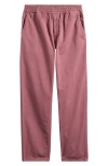 Carhartt Work In Progress Flint Straight Leg Twill Pants In Dusky Pink (garment Dyed)