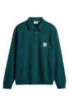 Carhartt Work In Progress French Terry Polo Sweatshirt In Animal Print