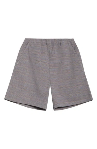 Carhartt Work In Progress Gellar Cotton Jacquard Shorts In Gray