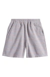 Carhartt Work In Progress Gellar Cotton Jacquard Shorts In Gray
