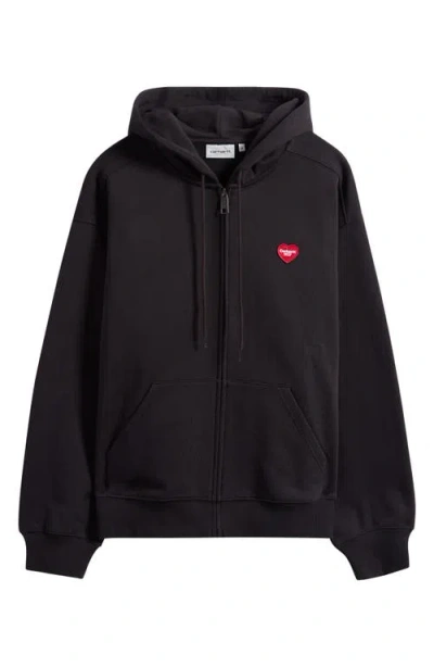 CARHARTT CARHARTT WORK IN PROGRESS HEART II HARTT ZIP-UP GRAPHIC HOODIE