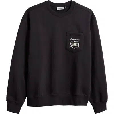 Carhartt Heart Train Pocket Sweatshirt In Black