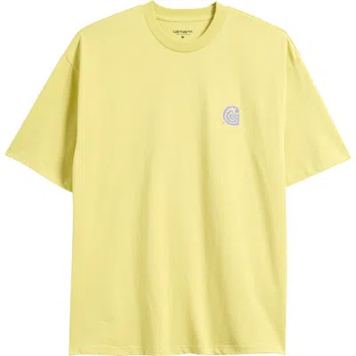 Carhartt Work In Progress Helix Organic Cotton Graphic T-shirt In Brown